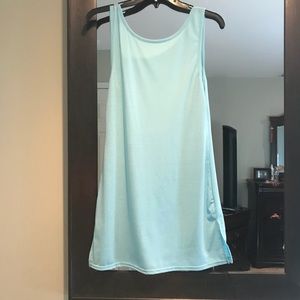 Blue, cover up dress